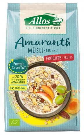 Bio Amaranth Früchte Müsli, 375 g 