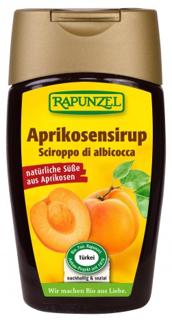 Bio Aprikosensirup, 250 g 