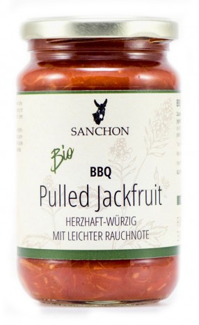 Bio BBQ-Sauce Pulled Jackfruit, 330 ml 
