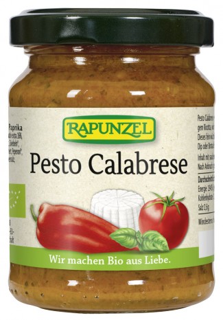 Bio Pesto Calabrese, 130 ml 