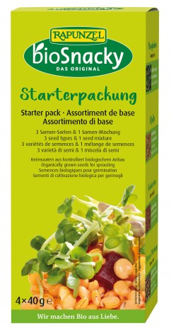 BioSnacky Keimsaaten Starter-Packung, 160 g 