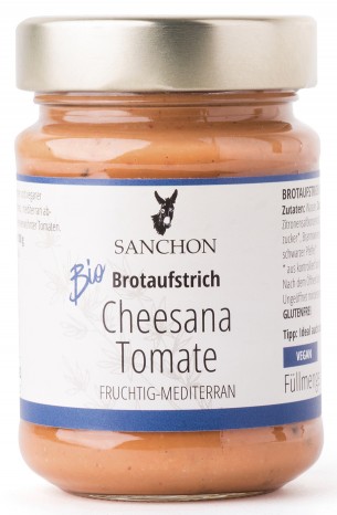 Bio Brotaufstrich Cheesana Tomate, 170 g 
