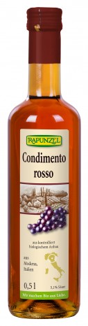 Bio Rotweinessig Condimento Rosso, 0,5 l 
