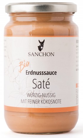 Bio Erdnusssauce Saté, 320 ml 