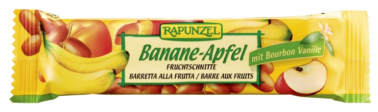 Bio Fruchtschnitte Banane-Apfel, 40 g 