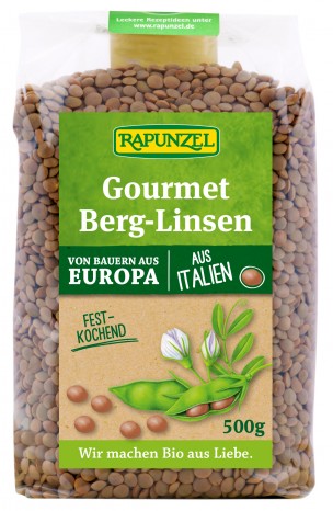 Bio Gourmet Berg-Linsen braun, 500 g 