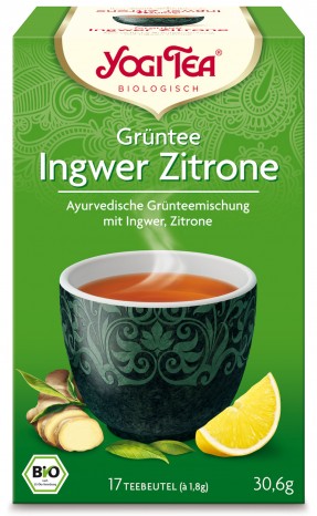 Bio Grüntee Ingwer-Zitrone, 30,6 g 