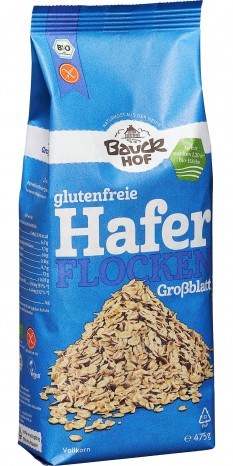 Bio Haferflocken Großblatt, glutenfrei, 475 g 