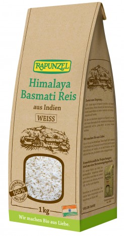 Bio Himalaya Basmati Reis weiß, 1 kg 1000g