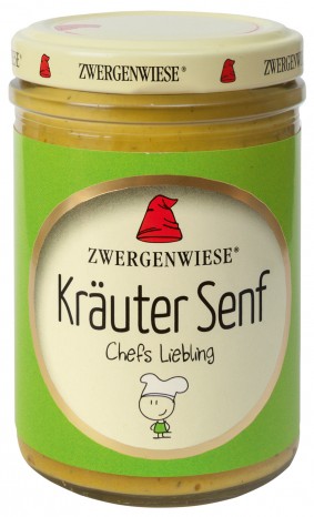 Bio Kräuter Senf, 160 ml 