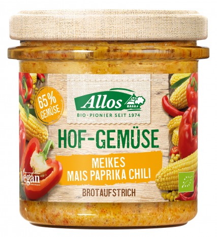 Bio Hof-Gemüse Meikes Mais Paprika Chili, 135 g 