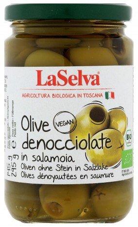 Bio Olive denocciolate in salamoia, 295 g 