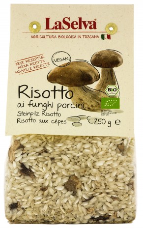 Bio Risotto ai funghi porcini, Steinpilz-Risotto, 250 g 