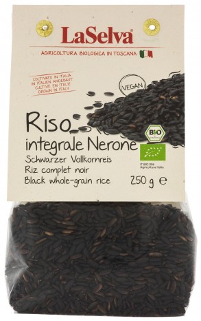 Bio Riso integrale Nerone, schwarzer Vollkornreis, 250 g 