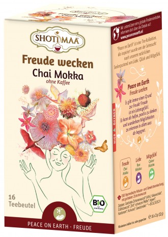Bio Peace on Earth Teemischung "Freude wecken" Chai Mokka - ohne Kaffee, 32 g 