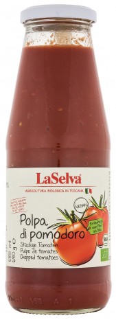 Bio Polpa di pomodoro, stückige Tomaten, 690 g 