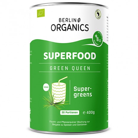 Bio Green Queen Superfood Pulver, 400 g 