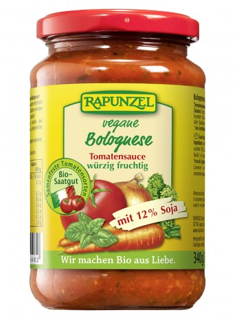 Bio Tomatensauce Bolognese vegetarisch, 330 ml 