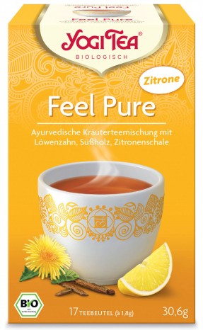 Bio Feel Pure mit Zitrone Teemischung, 30,6 g 