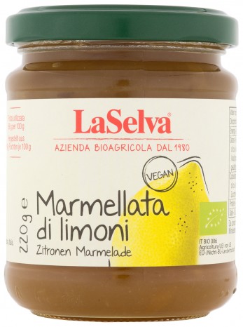 Bio Marmellata di limoni, Zitronen Marmelade, 220 g 